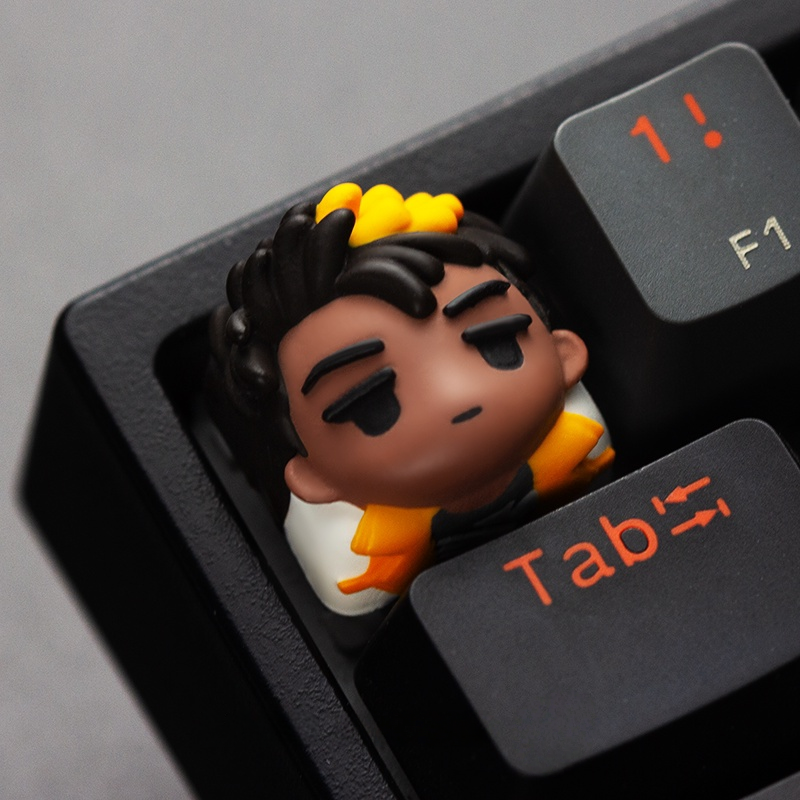 Jett Artisan Keycap Valorant Serise Resin Keycap