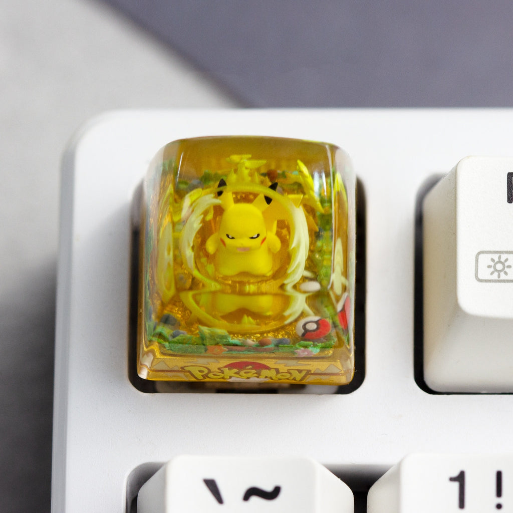 Pokemon Artisan Keycaps Resin Character Keycaps
