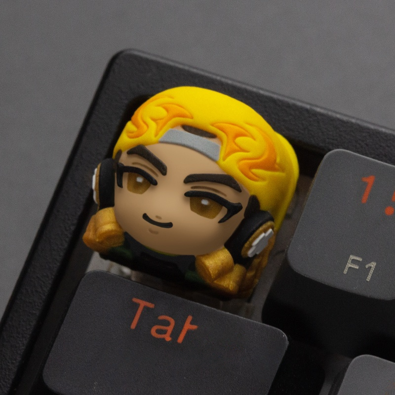 Jett Artisan Keycap Valorant Serise Resin Keycap
