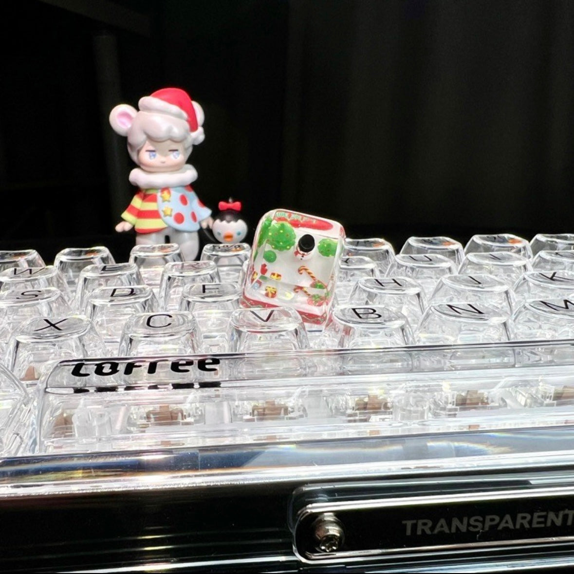 Resin Christmas Snowman Artisan Keycaps Christmas Gift
