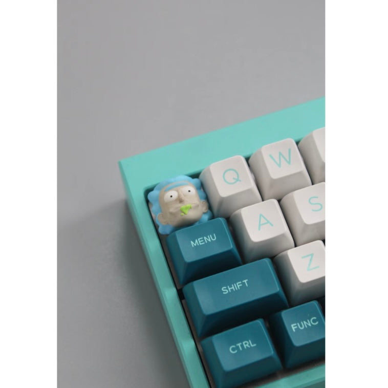 keycap cherry rick and morty Rick and Morty Wubba Lubba Artisan Keycaps Set | 3pcs Customizable Keycaps