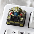Fantasy Scavenger resin artisan keycap collection featuring Scavenger Ofen, Scavenger Nun, and Scavenger Lang Miemie character designs. Handmade with layered epoxy resin and polished details, these unique keycaps add a mysterious collectible style to mechanical keyboards and custom desk setups.