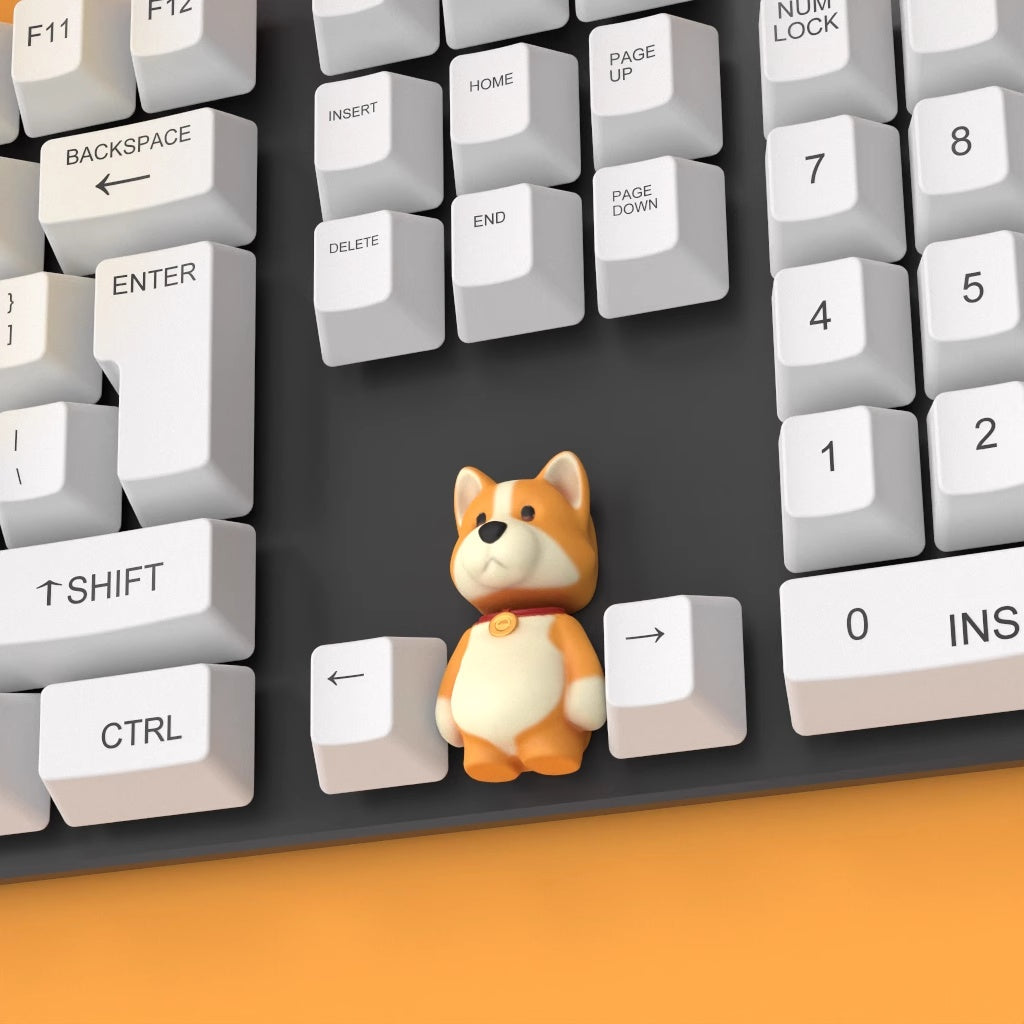 Creative Keycap Shiba Inu Split Artisan Keycaps Set Creative Customized Keycaps for Yo ...
