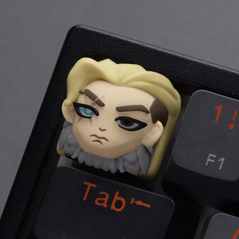 Jett Artisan Keycap Valorant Serise Resin Keycap