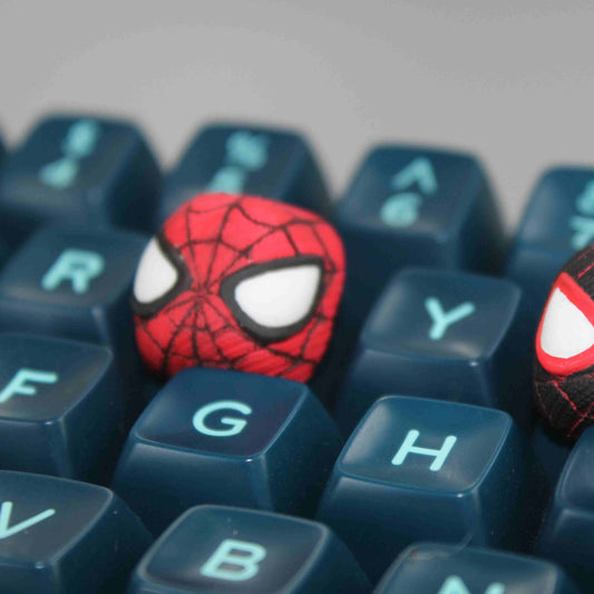 Spider-Manand-Venom-Maske-Keycaps-Artisan-Keycaps_1