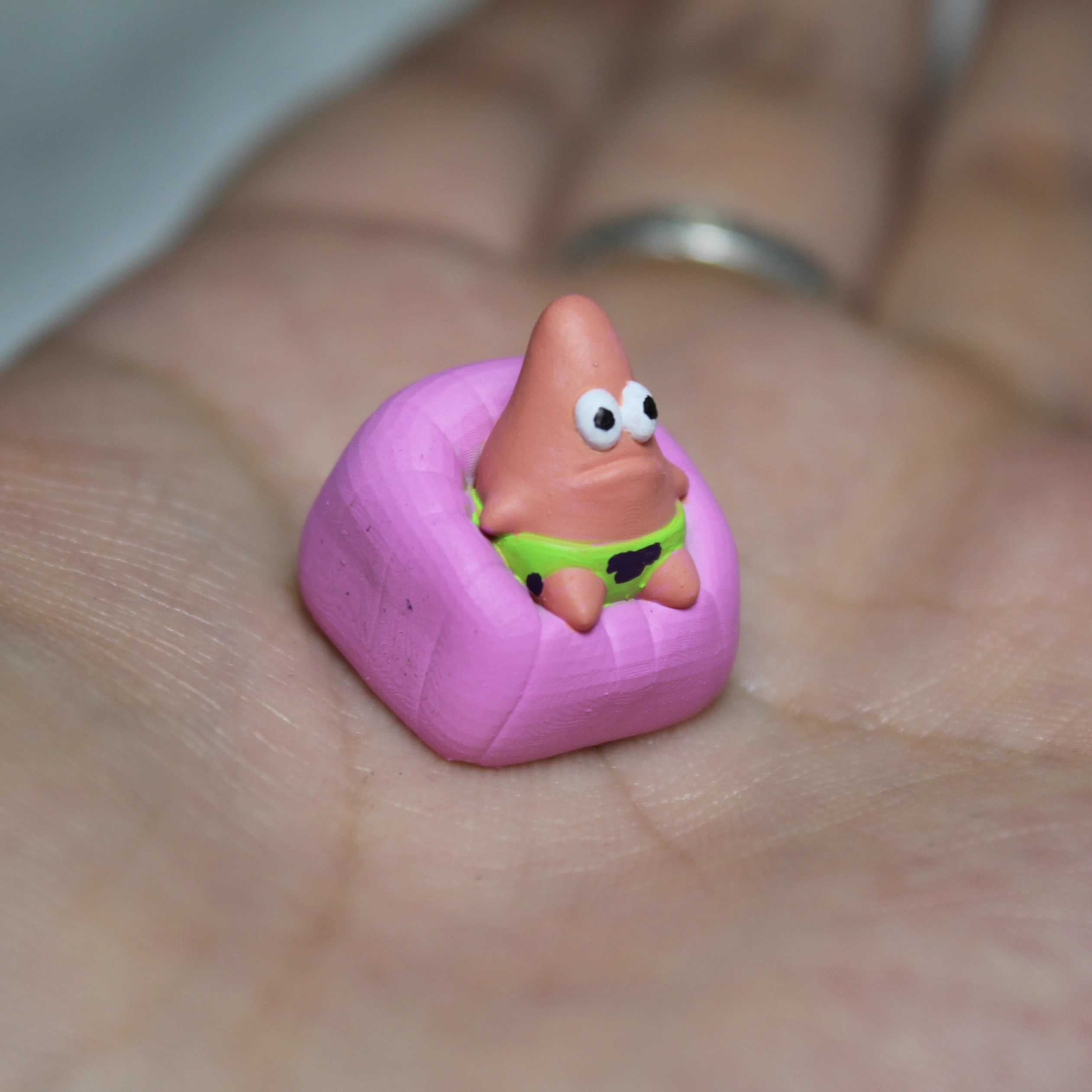 SpongeBob and Patrick Custom Artisan Keycaps 3D Printed  Keycaps