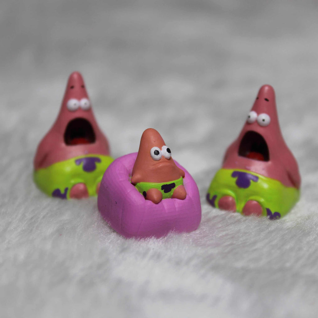 SpongeBob and Patrick Custom Artisan Keycaps 3D Printed  Keycaps