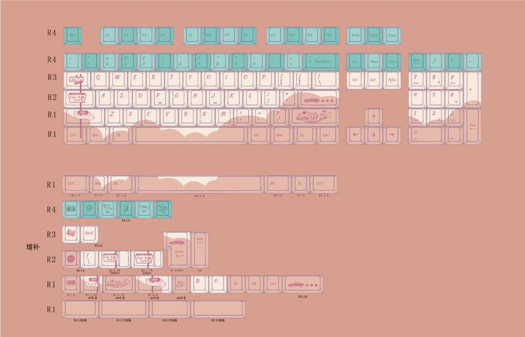 Sunset-Highway-Keycaps-aiheystudio-keycaps_1