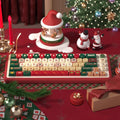 Christmas Night Artisan Keycap Set  Original Design  MDA Profile  158 Keys  Heat Sublimation