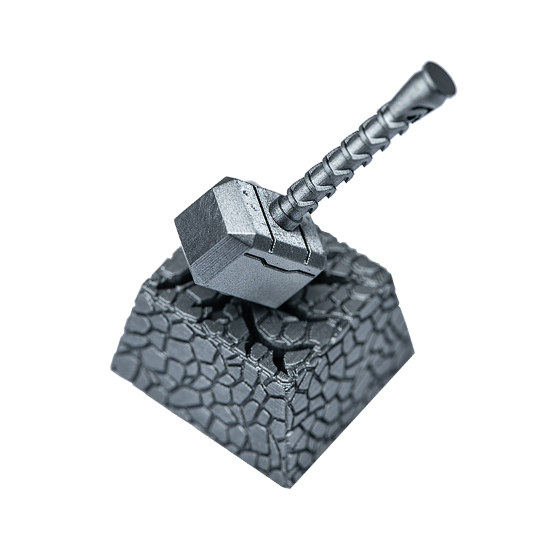 Thors Hammer-Tastenkappen. Artisan-Tastenkappe