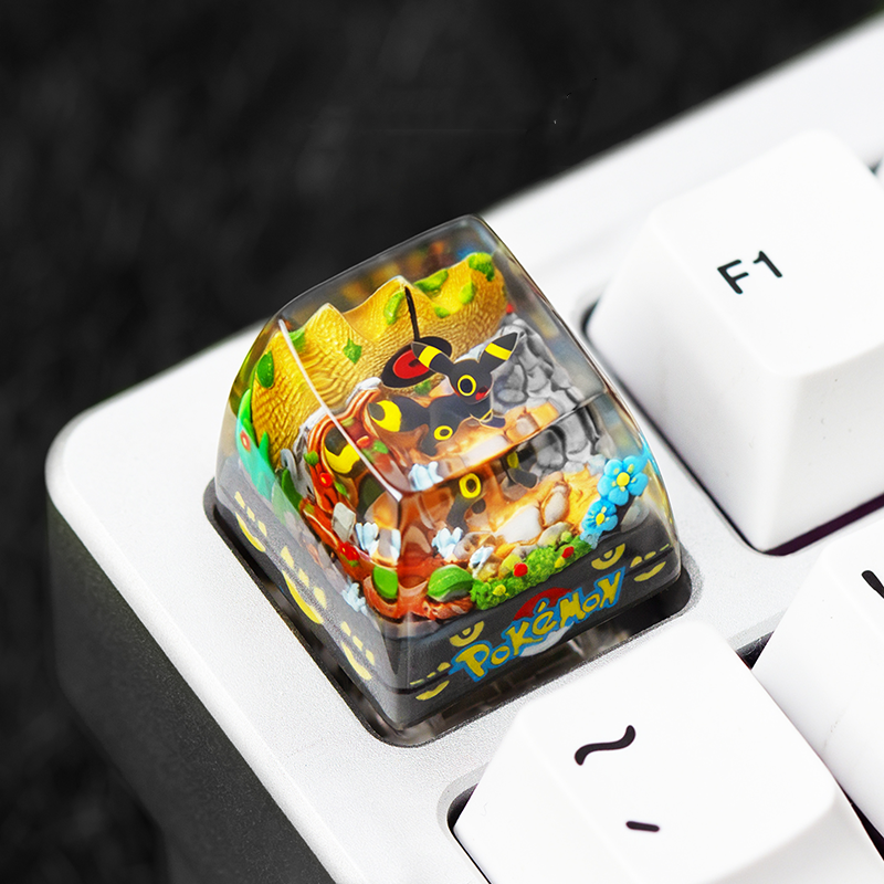Pokemon Artisan Keycaps Resin Character Keycaps