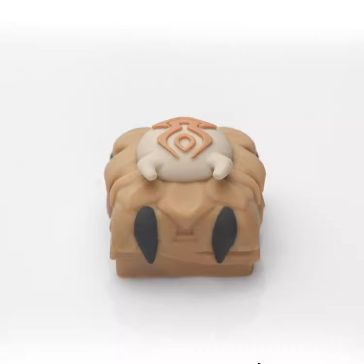 Artisan keycap of the Unusual Hilichurl, combining creativity and durability for an exceptional gaming or typing experience.

