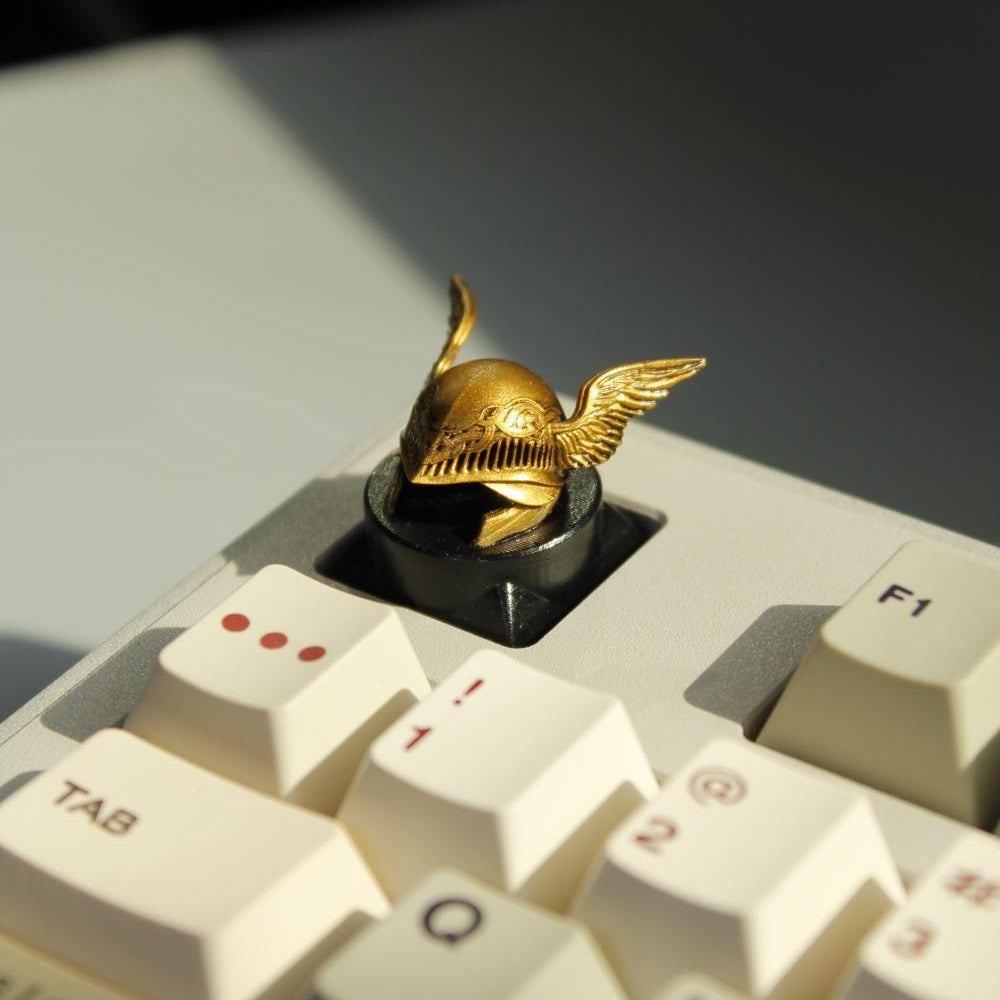 Valkyrie Helmet Resin Artisan Keycap Elden Ring Vintage Creative Keycap