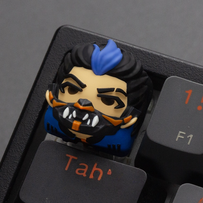 Jett Artisan Keycap Valorant Serise Resin Keycap