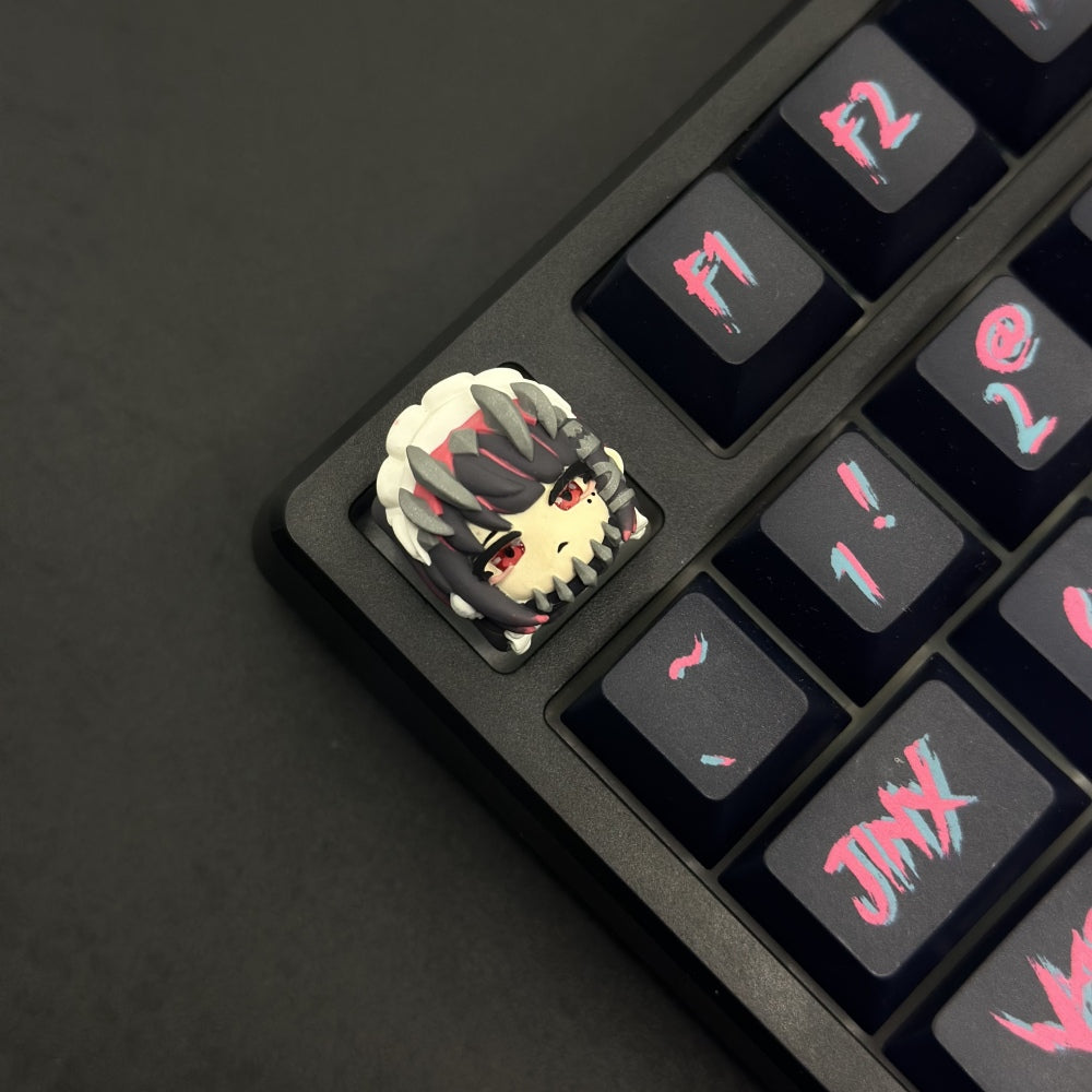 Custom Artisan keycaps Aneira Jo Details