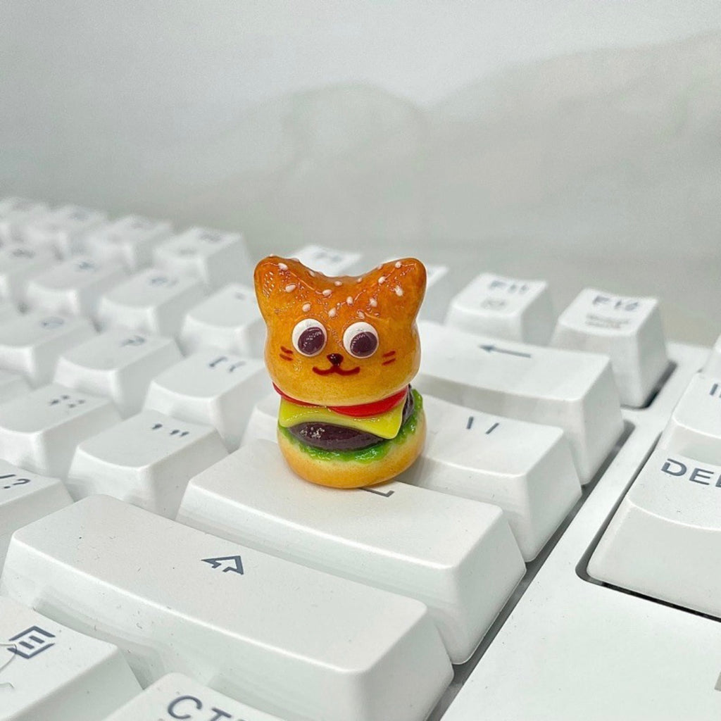 Fried food on the keyboard Artisan keycap Custom keycaps