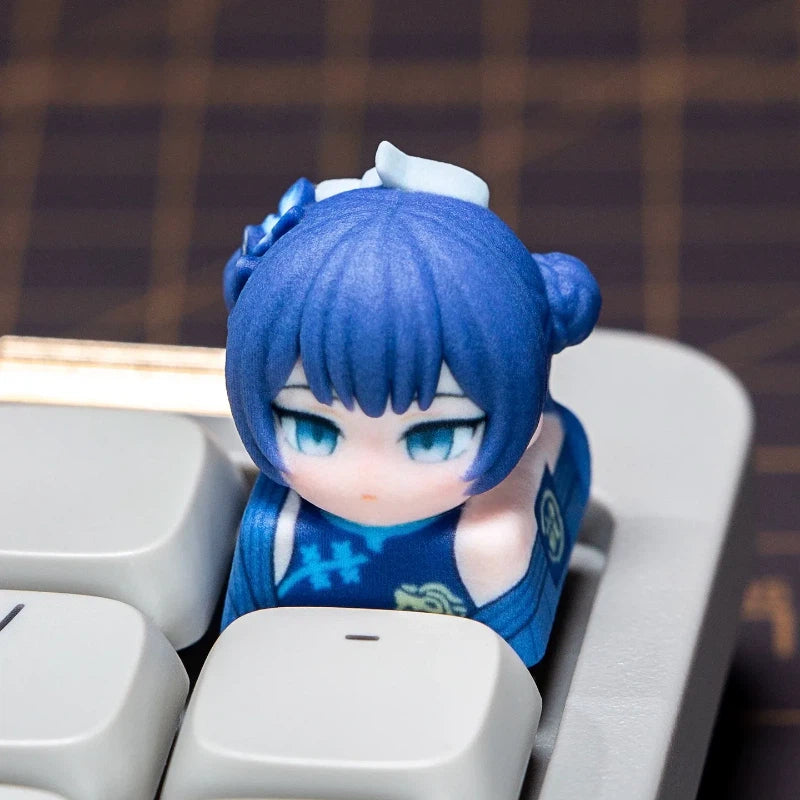 Blue Archive character resin keycap collection