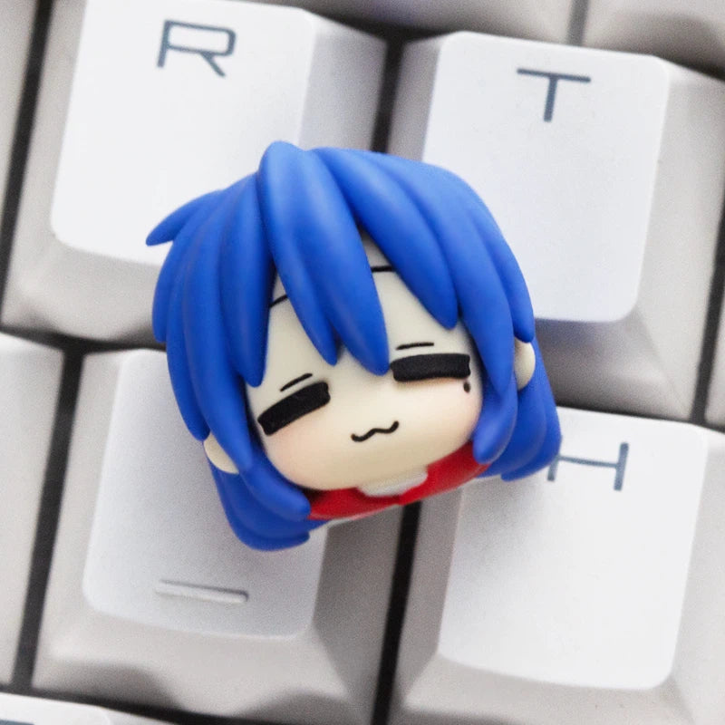 blue-haired-anime-girl-resin-artisan-keycap-with-cute-chibi-character-design-inspired-by-japanese-anime-culture-for-mechanical-keyboards