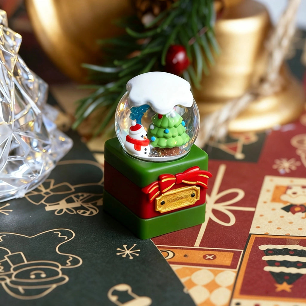winter-wonderland-resin-artisan-keycap-with-christmas-holiday-theme-for-gaming-keyboard-and-desk-decoration