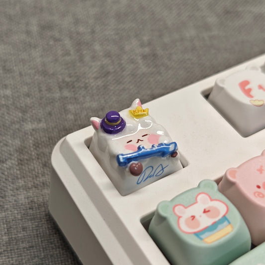Custom Artisan Keycap – Handmade Flat-Style Cap | Vintage & Discontinued Designs Reimagined