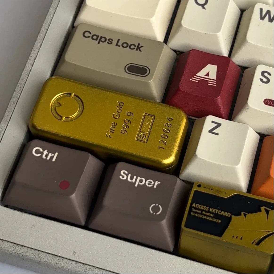 Delta Force Tactical Gear Artisan Keycap 3D Printed Resin Mechanical Keyboard Keycap