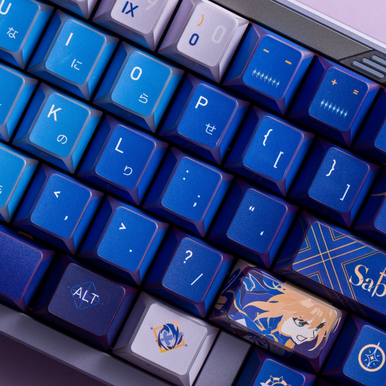 eva-ayanami-rei-keycap-set-with-futuristic-mecha-anime-style-blue-white-and-black-color-design-for-custom-mechanical-keyboards-and-gaming-setups