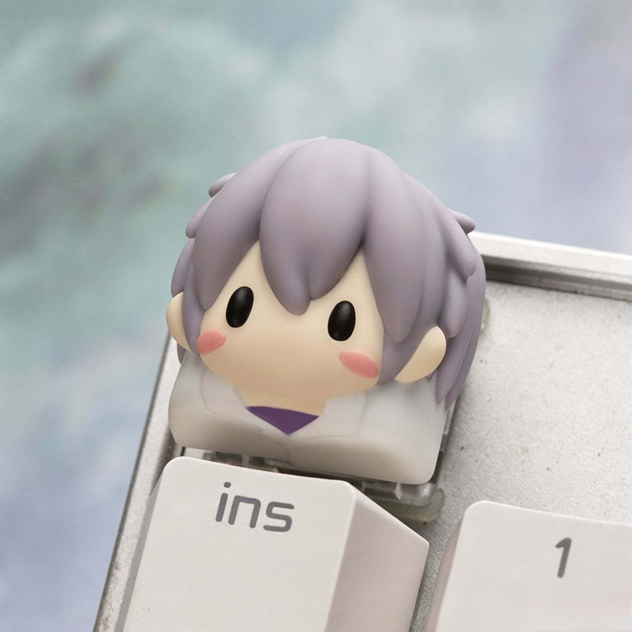evangelion-character-and-eva-unit-keycap-installed-on-mechanical-keyboard-for-anime-inspired-gaming-desk-setup