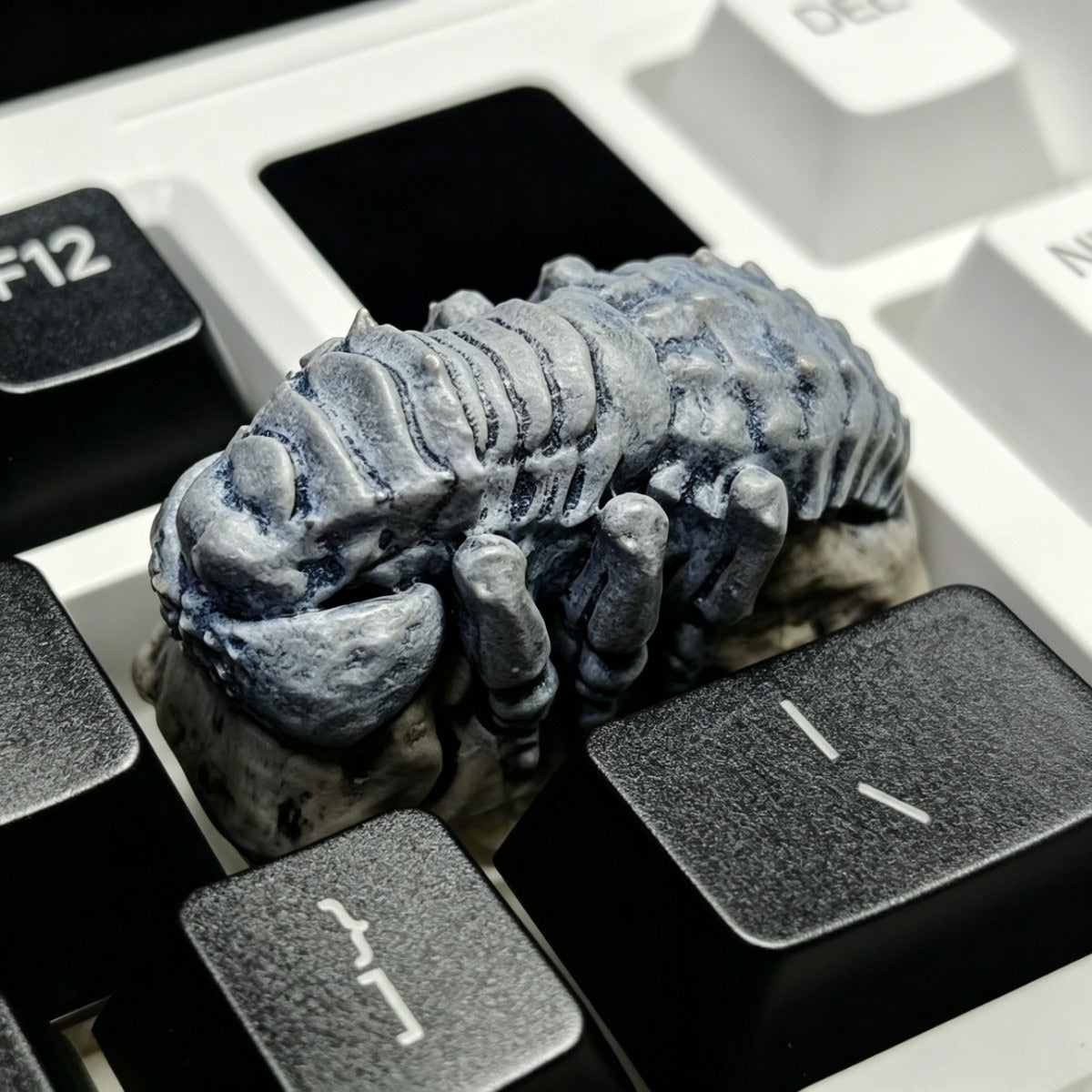 Fantasy artisan keycap for ESC key position and collectible custom mechanical keyboard displays