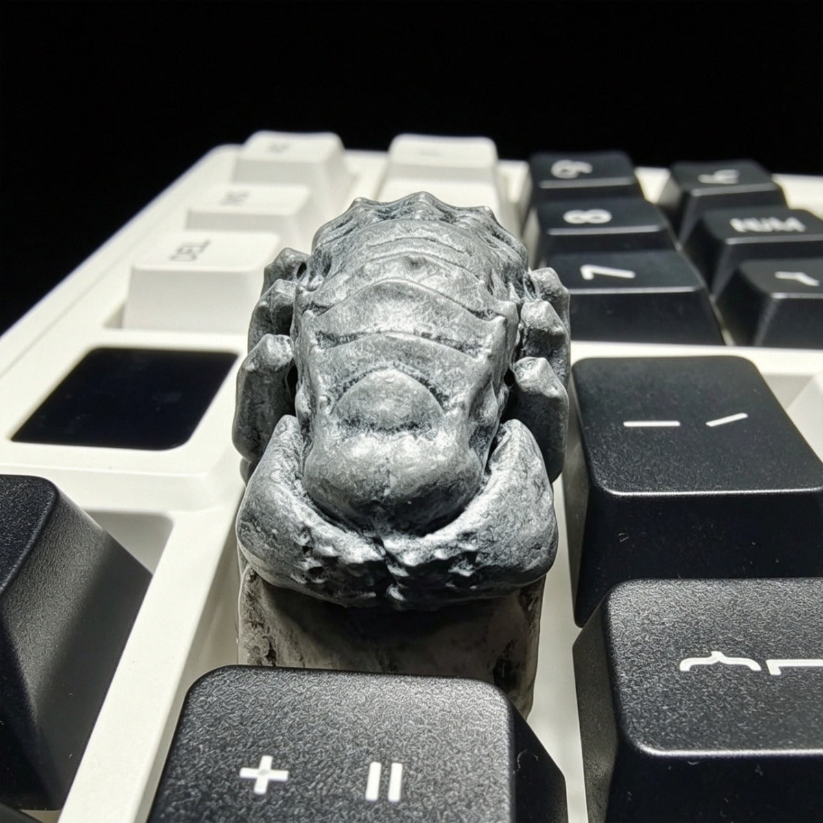 Fantasy artisan keycap for ESC key position and collectible custom mechanical keyboard displays