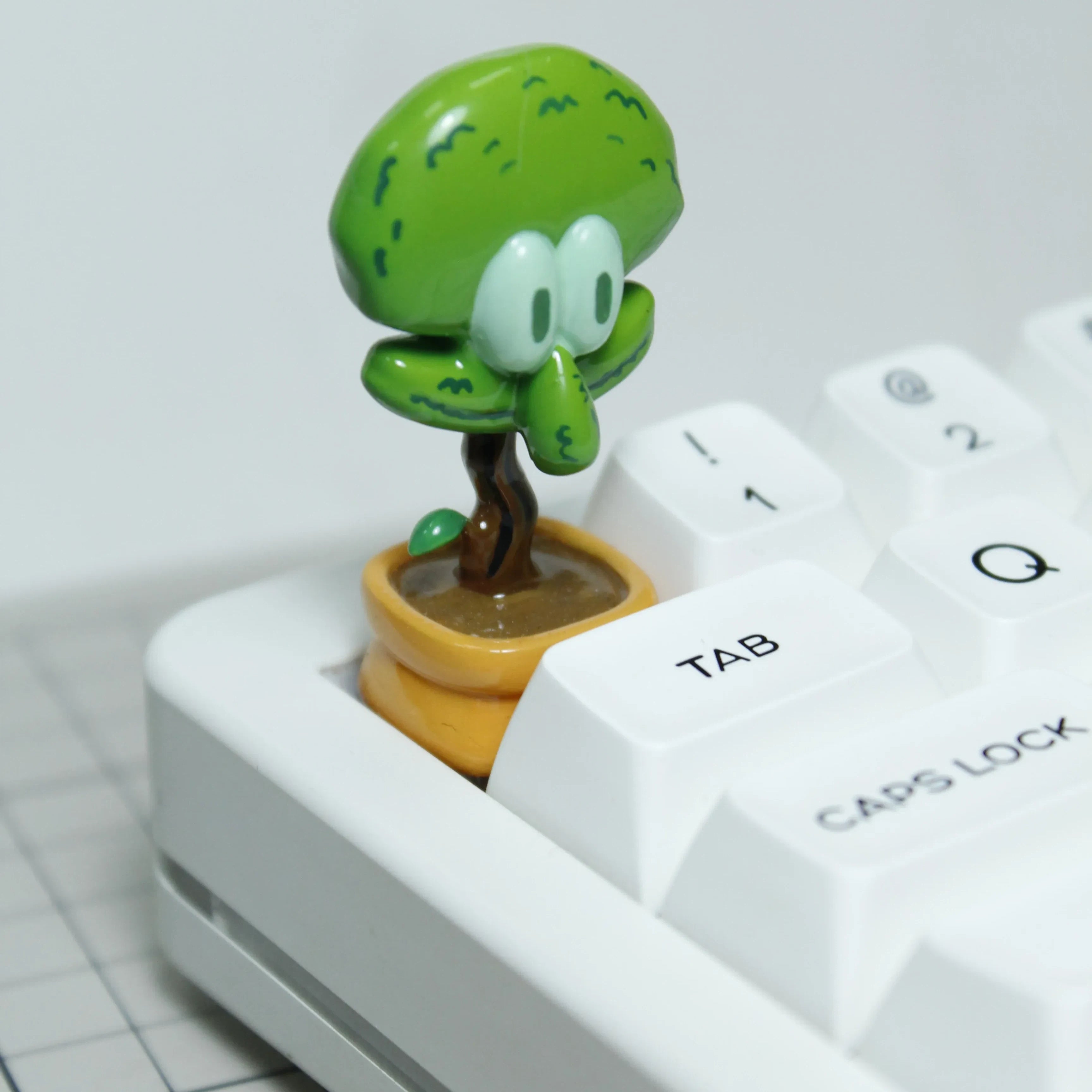 Fantasy mask artisan 3D resin keycap collection featuring detailed warrior and mythical designs for mechanical keyboards