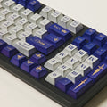 Fate Artoria Saber navy blue and gold PBT keycap set