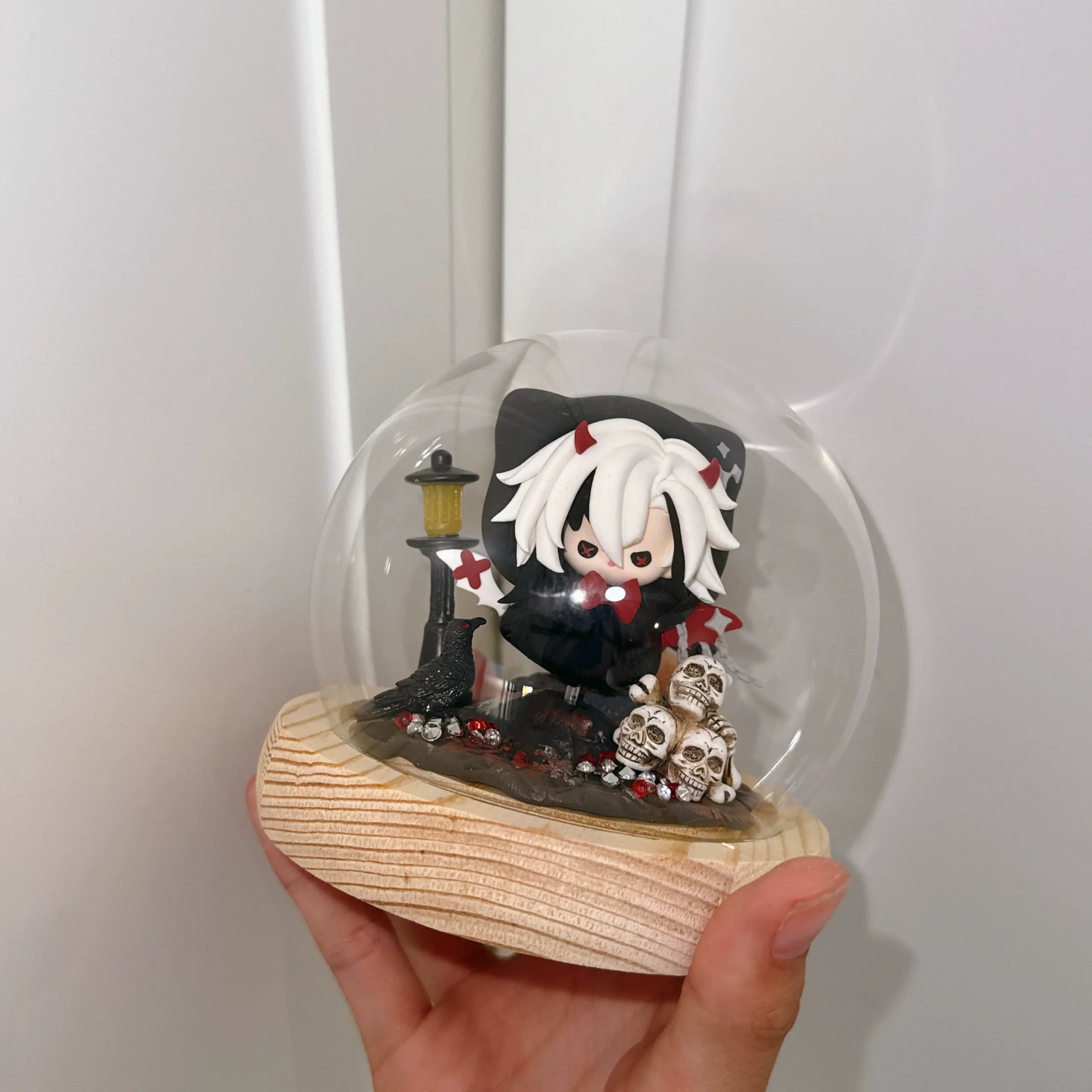Genshin Impact crystal ball character collectible close-up