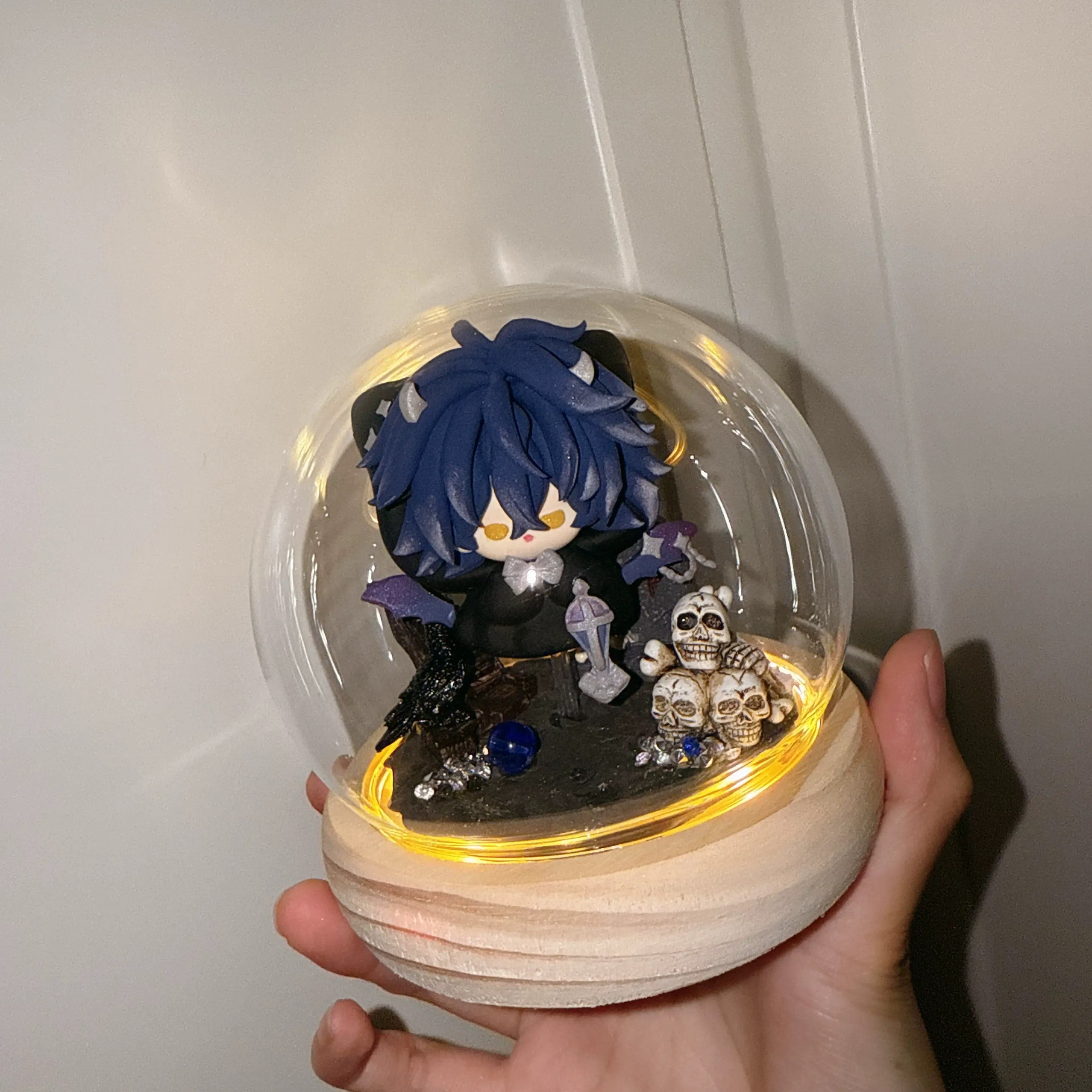 Genshin Impact crystal ball anime collectible close-up