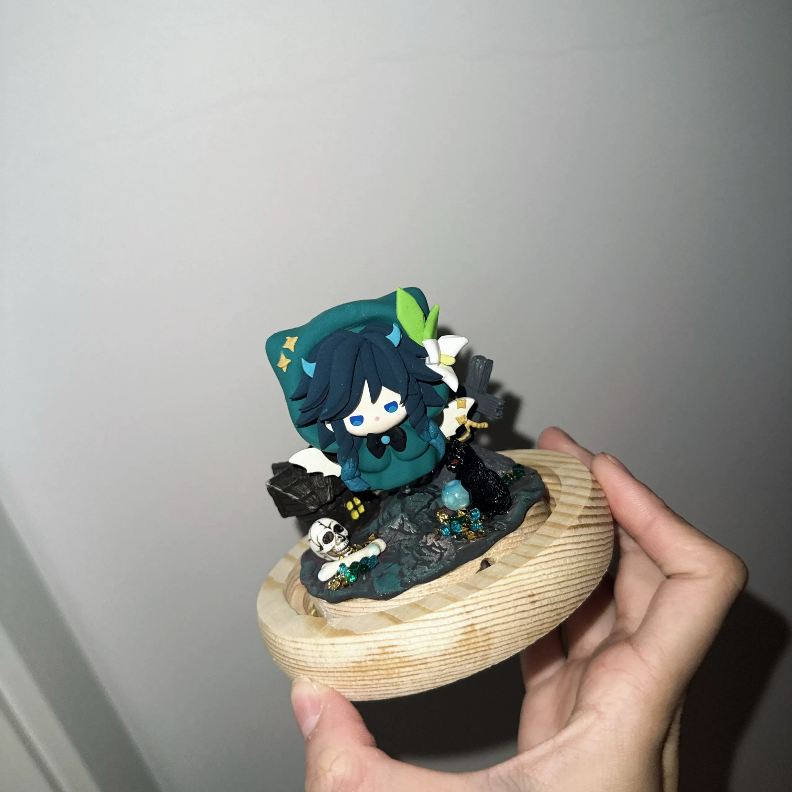 Genshin Impact glowing anime character collectible