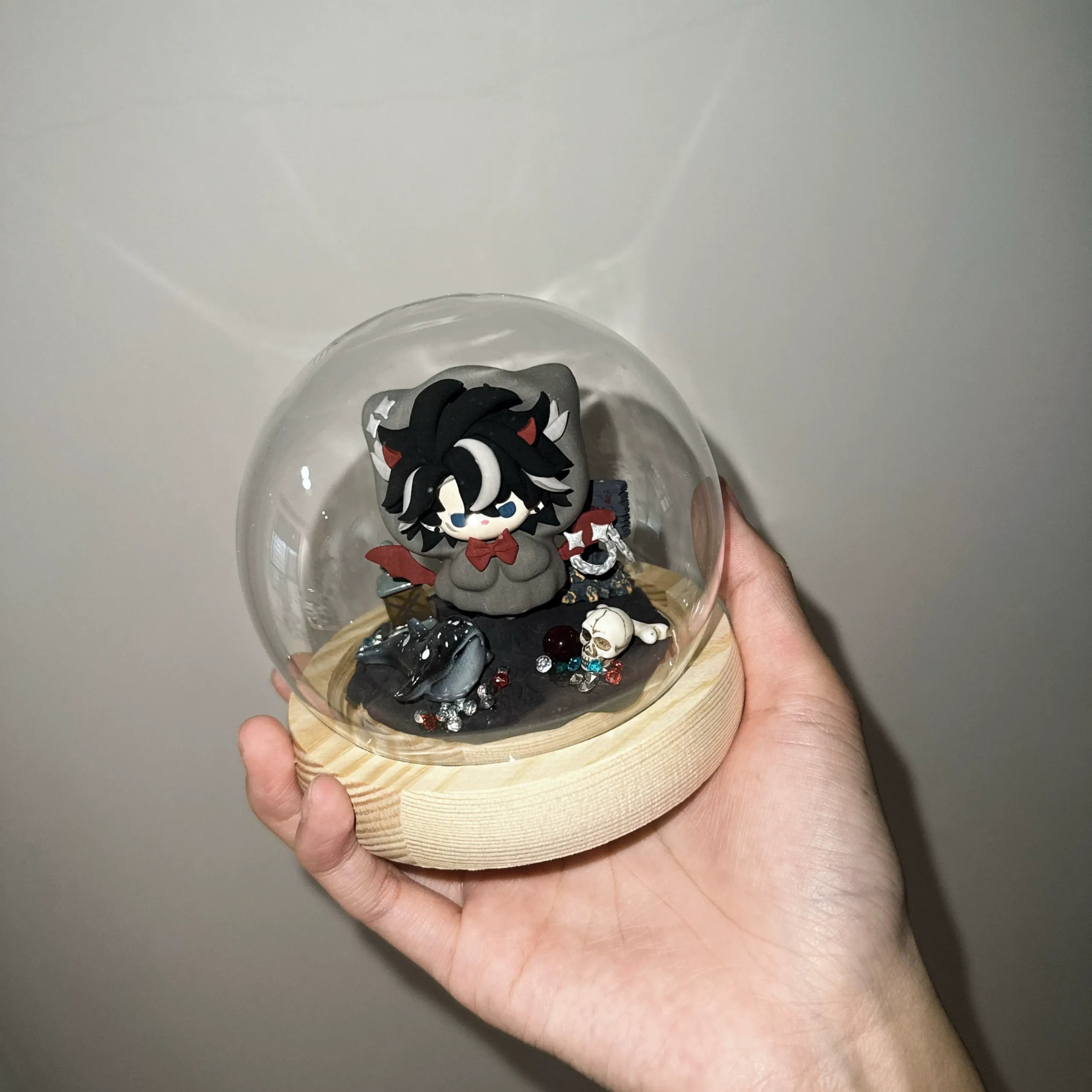 Genshin Impact crystal ball figure handmade detail