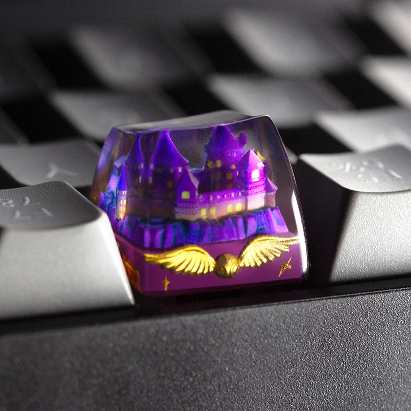 Hogwarts Castle Night Sky artisan keycap