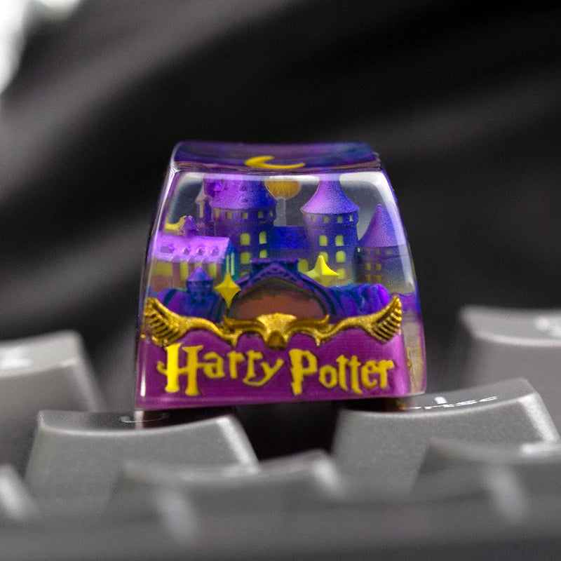 Hogwarts Castle Night Sky artisan keycap