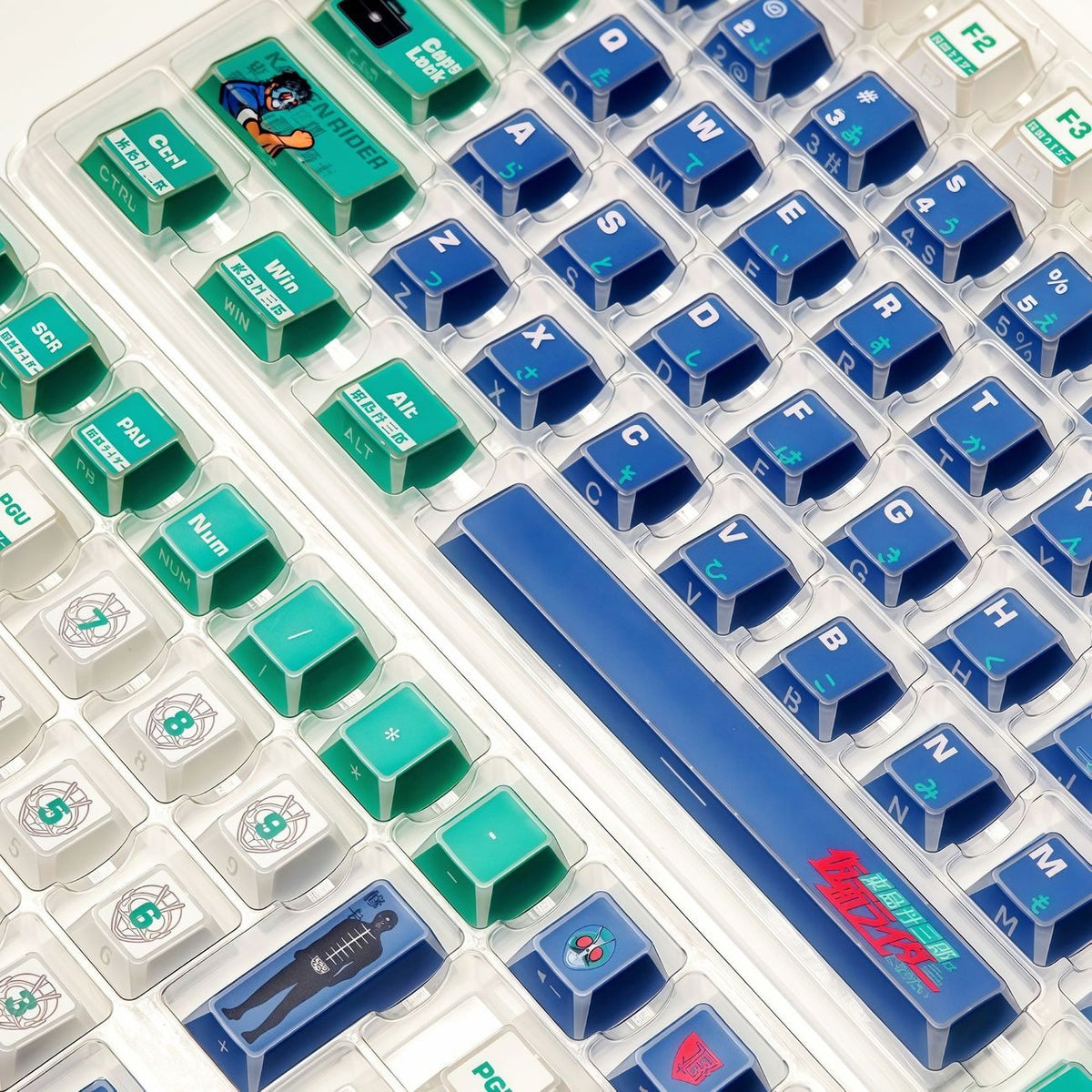 Kamen Rider Takeshi Hongo Custom Keycap Set