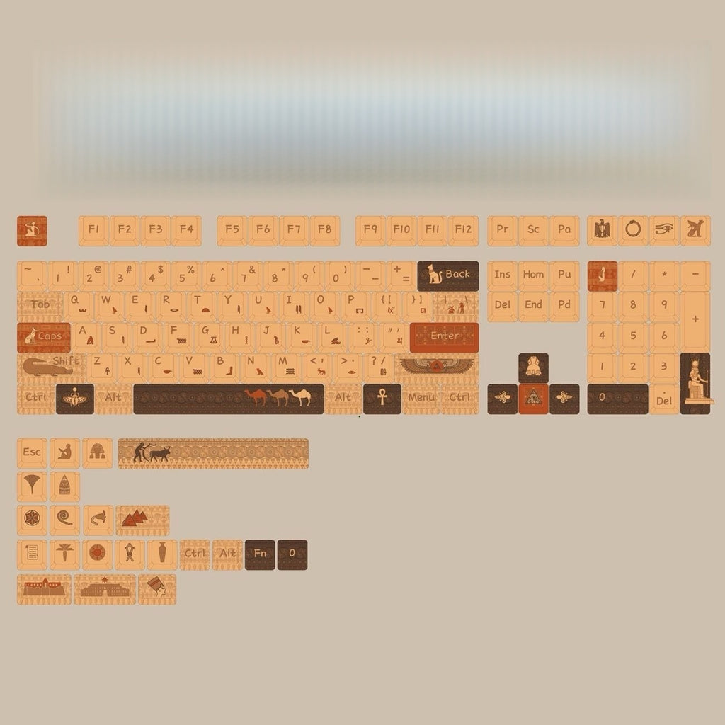 Ancient Egyptian Hieroglyphics Keycap Set