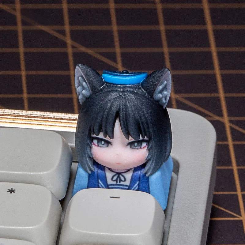 Blue Archive Character Resin Keycap Anime Artisan Keycap