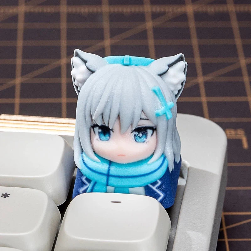 Blue Archive Character Resin Keycap Anime Artisan Keycap