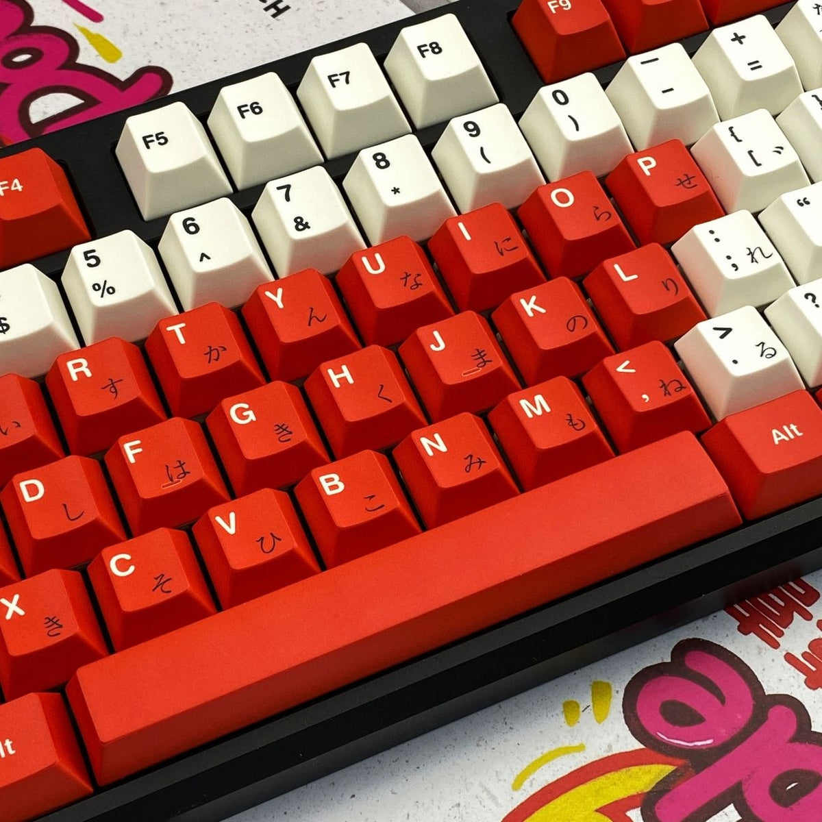 Slam Dunk Shohoku Basketball Red & White Keycap Set