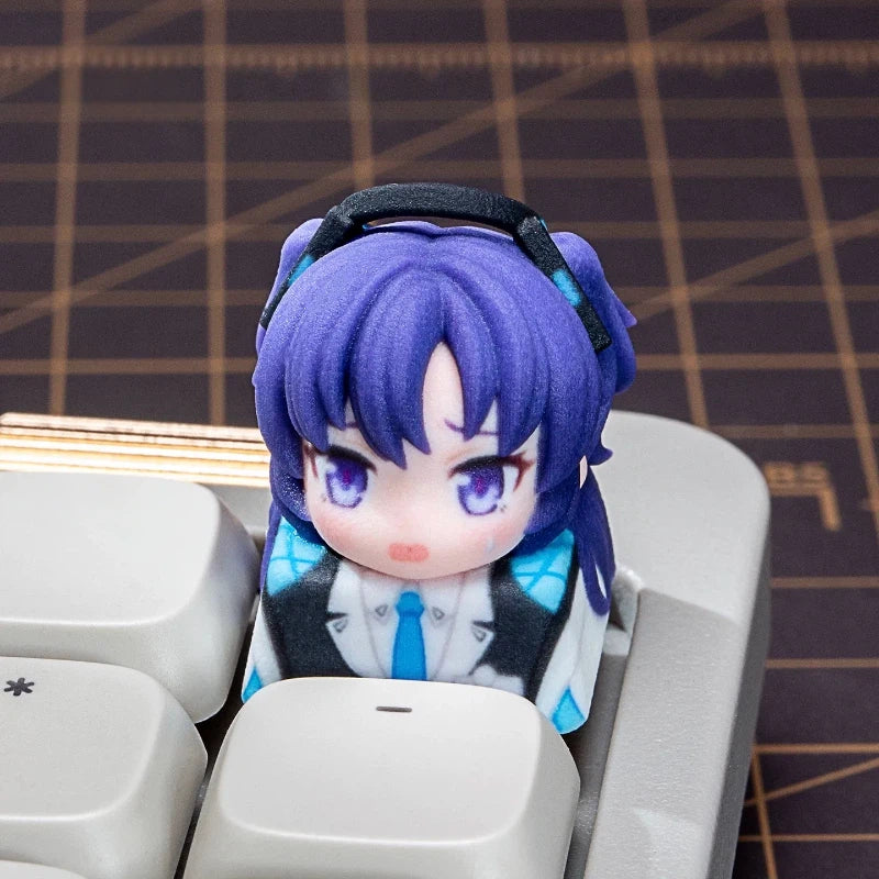 Blue Archive Character Resin Keycap Anime Artisan Keycap