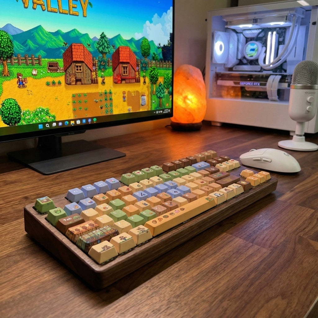 Stardew Valley Cute Pixel Farming Keycap Set