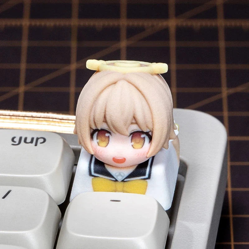 Blue Archive Character Resin Keycap Anime Artisan Keycap