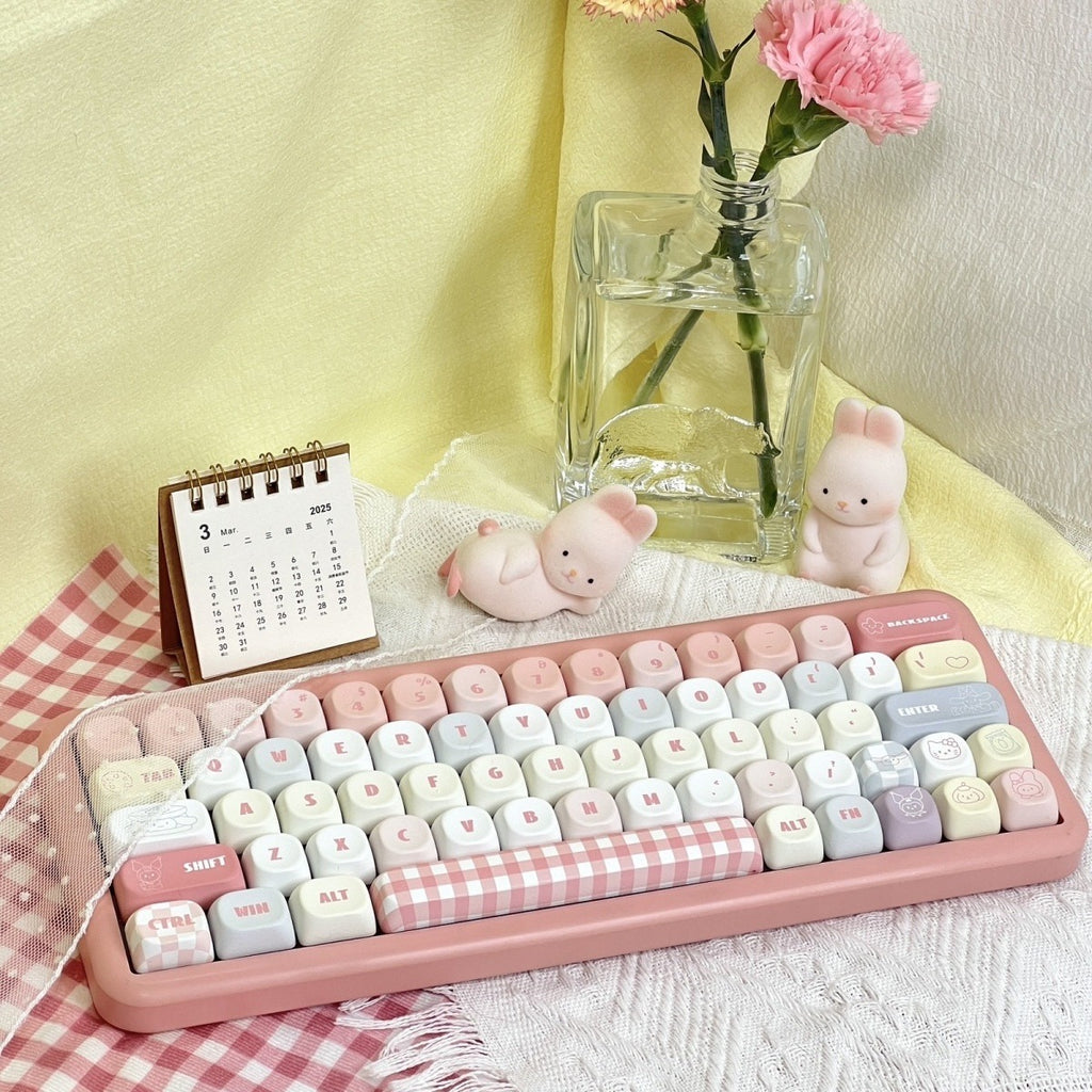 Sanrio Hello Kitty & Friends Pink MOA Keycap Set