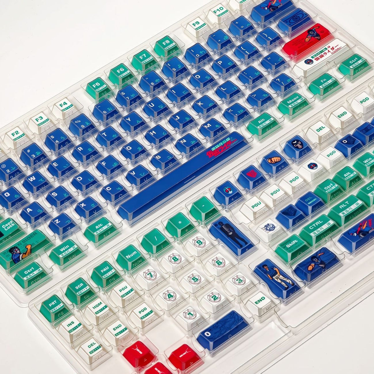 Kamen Rider Takeshi Hongo Custom Keycap Set