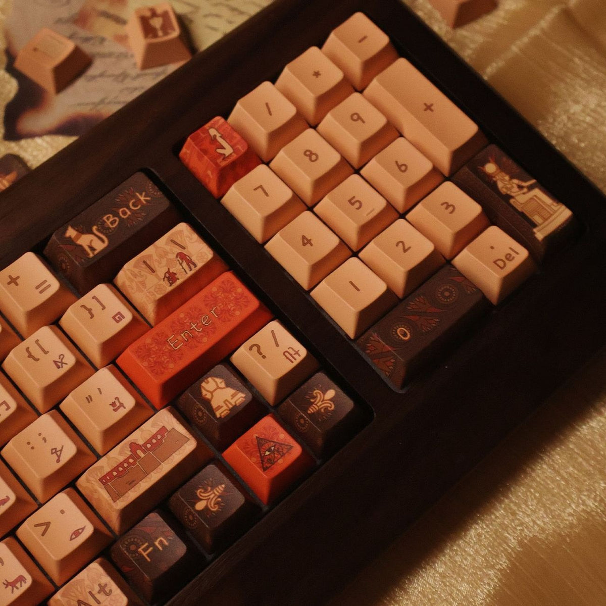 Ancient Egyptian Hieroglyphics Keycap Set