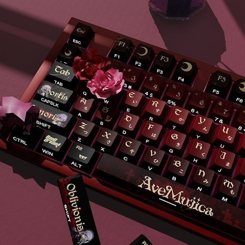 Bang Dream! Ave Mujica Gothic Crimson Side-Legend Keycap Set