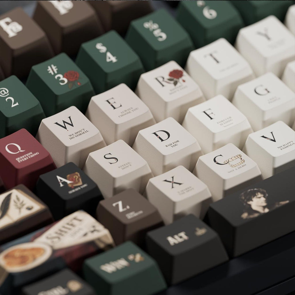 The Vampire Diaries Mystic Falls Custom Keycap Set